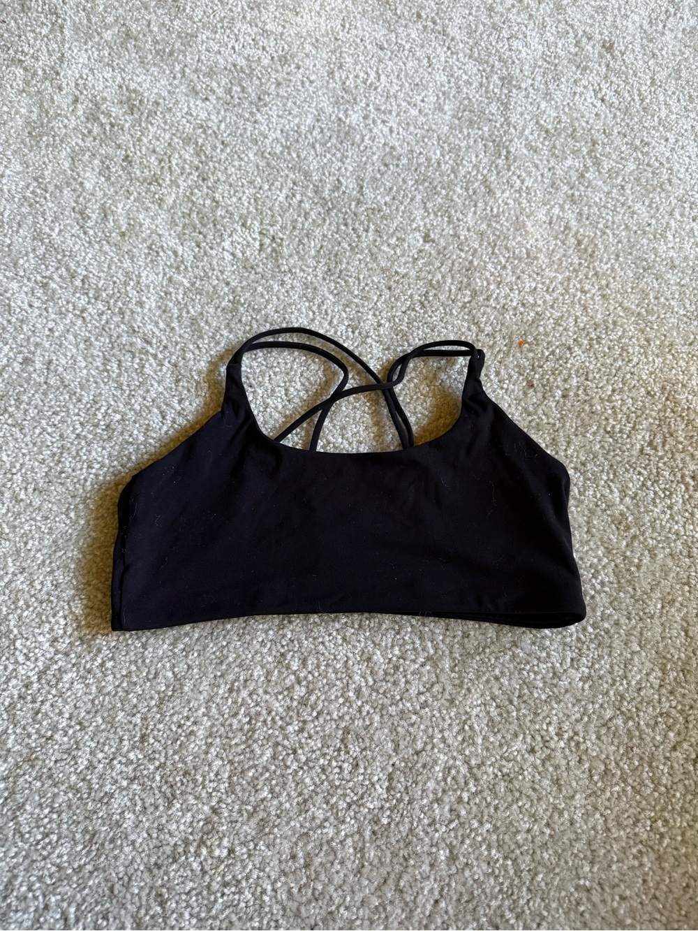 LSKD Black Strappy Women's Bralette